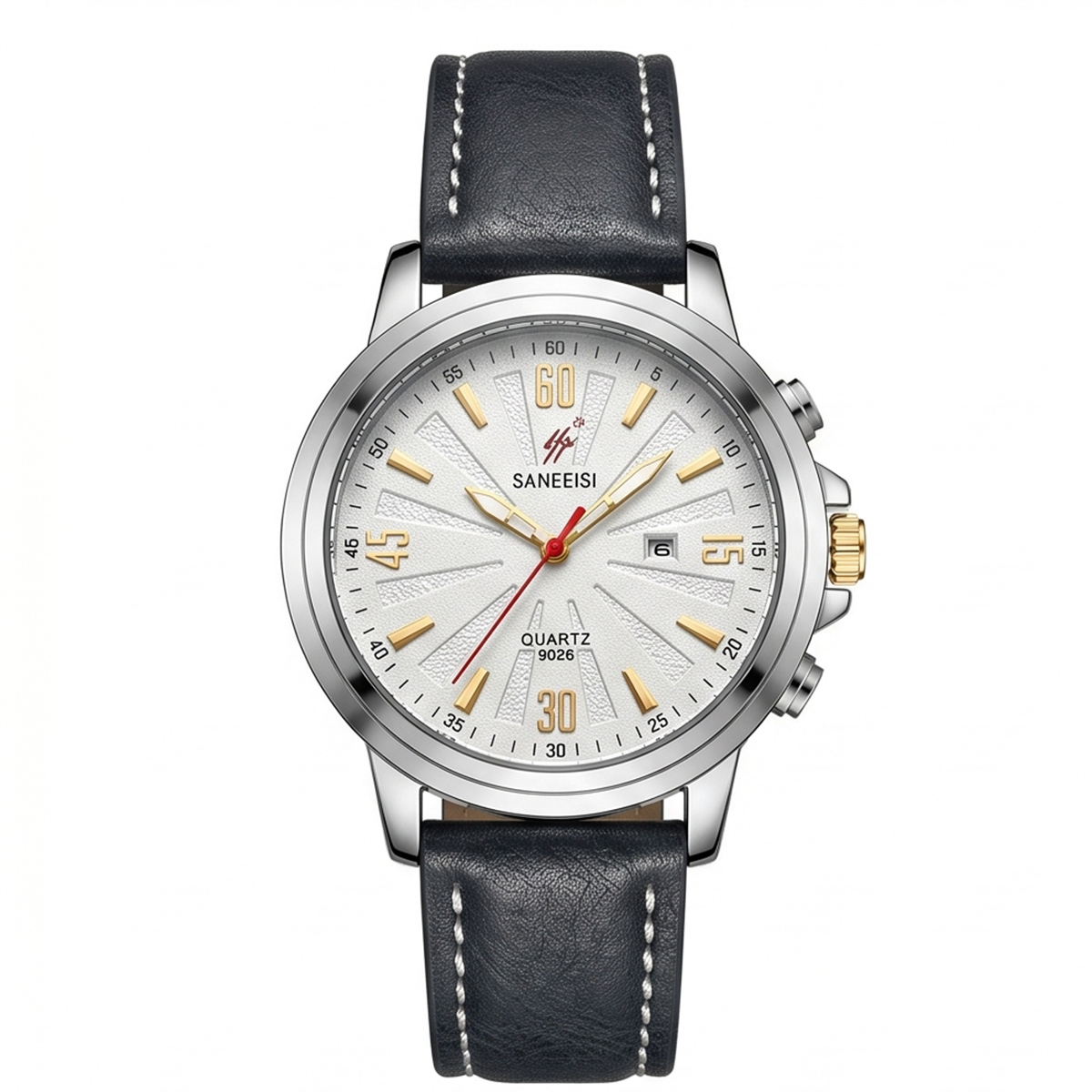 Mens Leather Watch