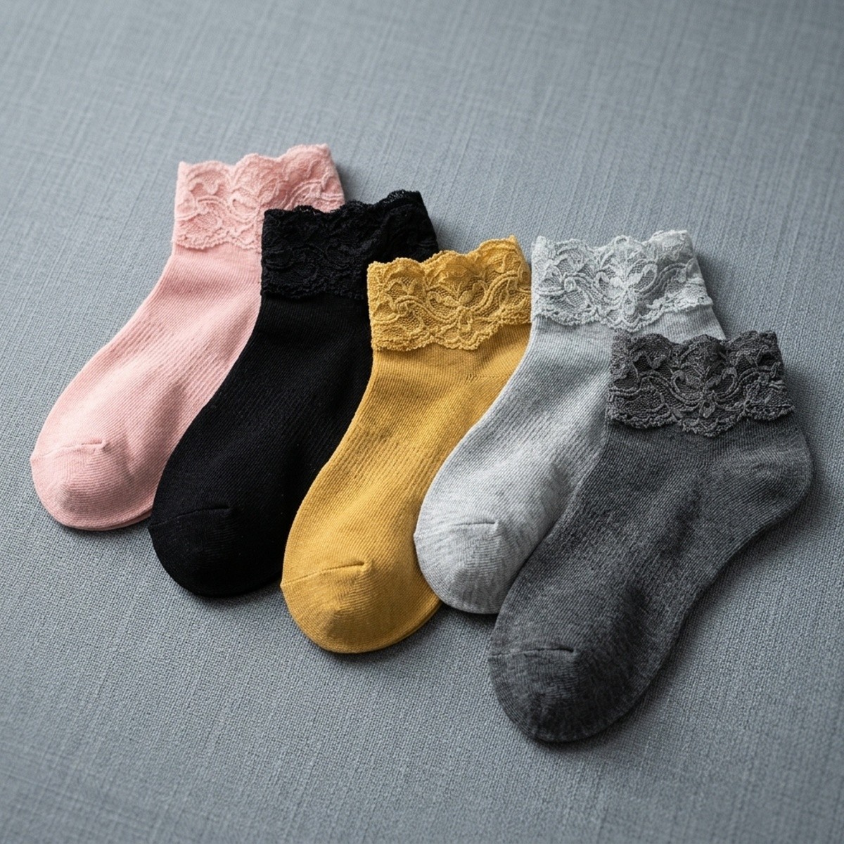 Ladies Socks 5 Pieces Set