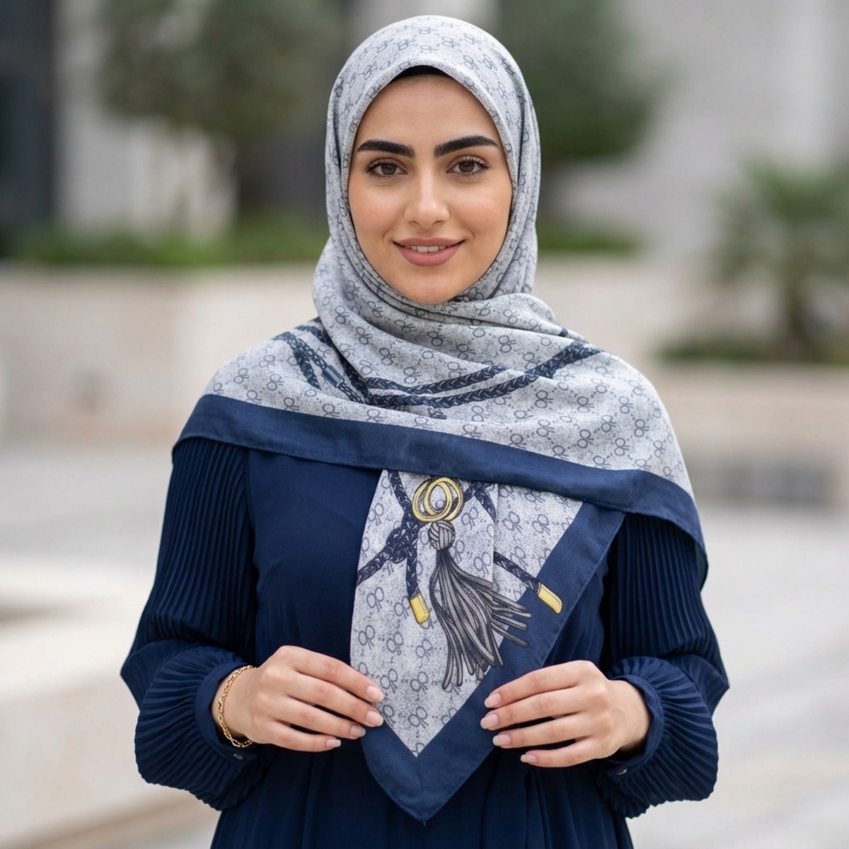 Ladies Scarf 70x70cm