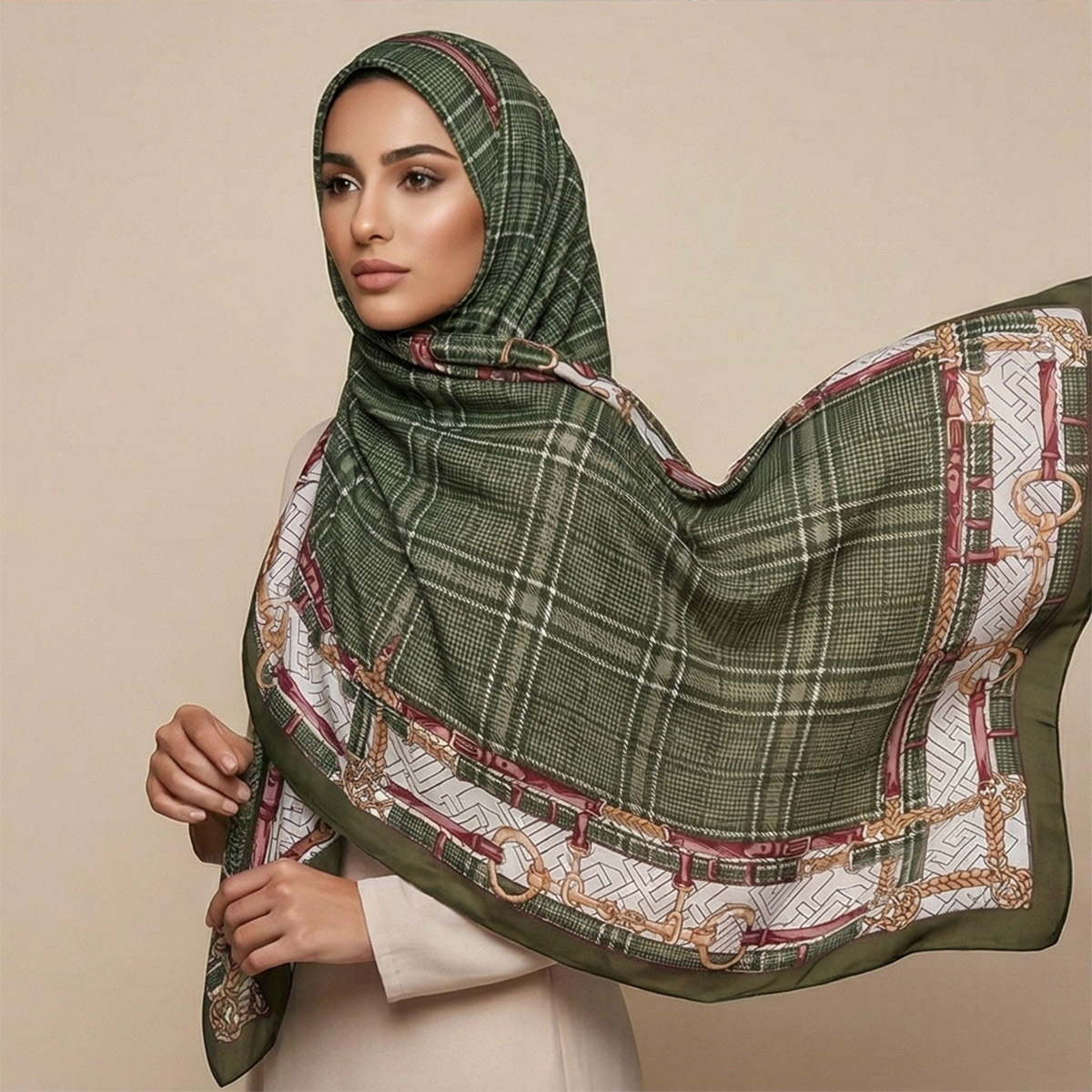Ladies Scarf 90x90Cm