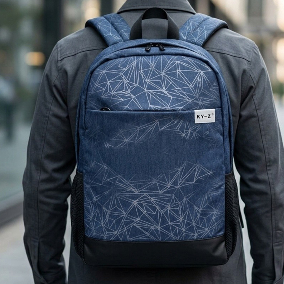 Back Pack Bag Blue