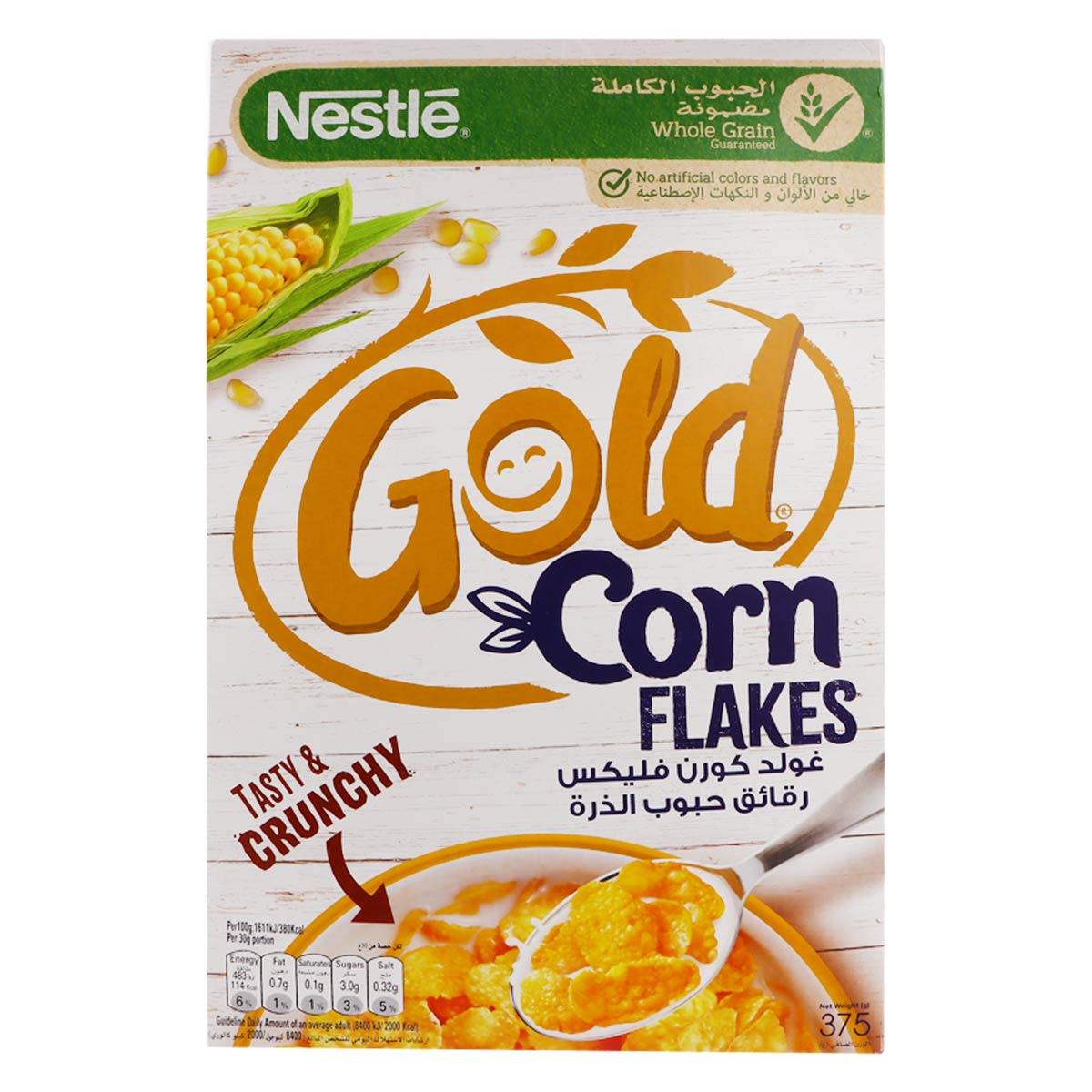 Nestle Gold Corn Flakes Cereal 375g