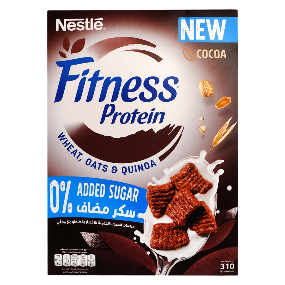 Nestle Fitness Protein Wheat Oats & Quinoa with No Added Sugar 310g