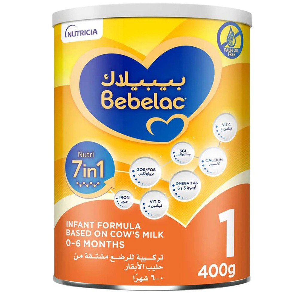 Nutricia Bebelac Nutri 7in1 Infant Formula 1 0-6 Months 400g
