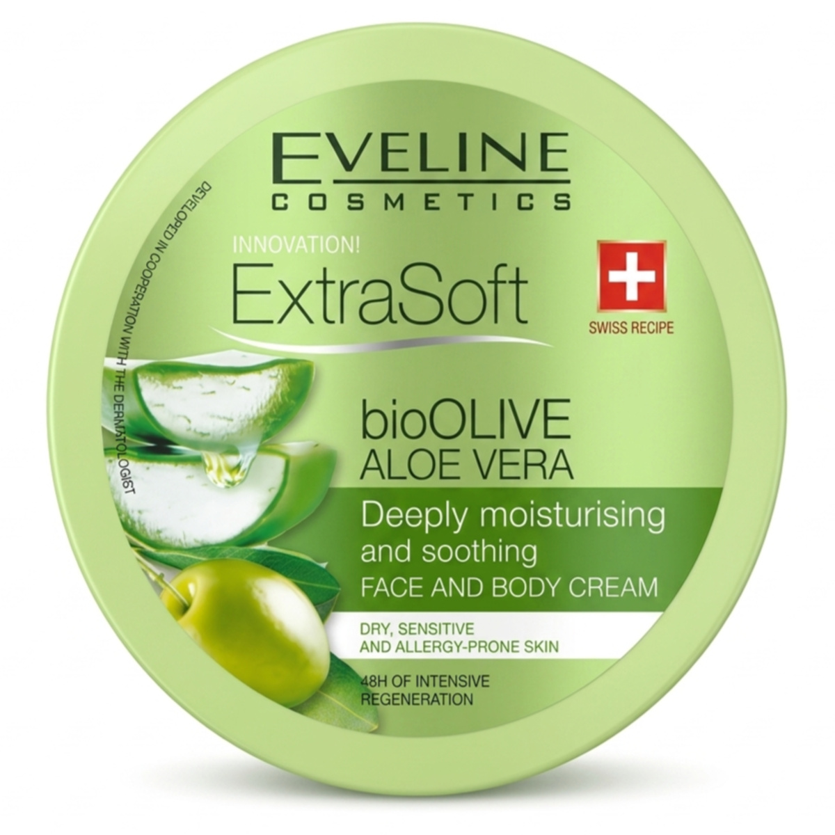Eveline Cosmetics Aloe Vera Face and Body Cream 175ml