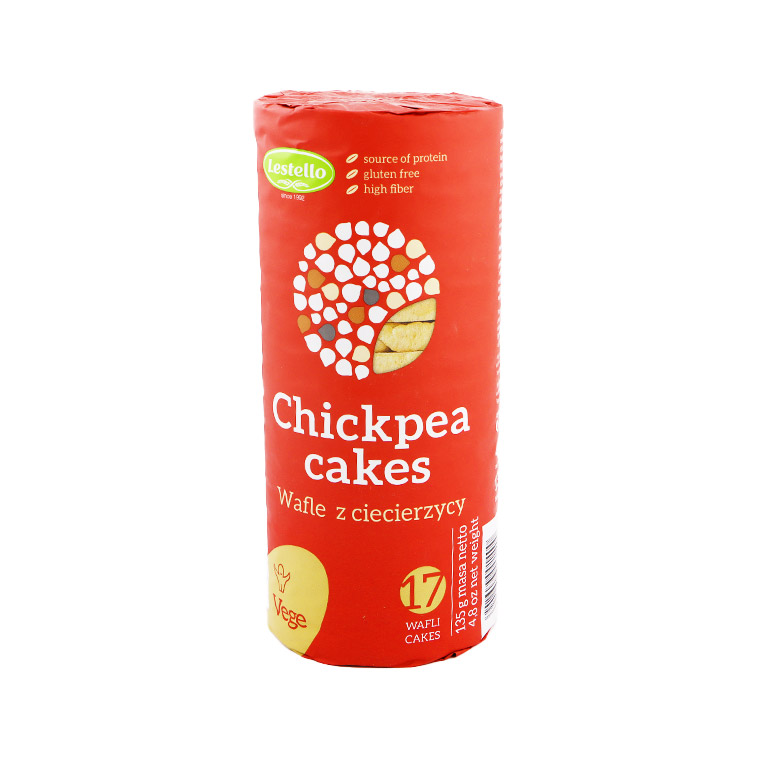 Lestello Chickpea Cake Wafle z Ciecierzycy 130g
