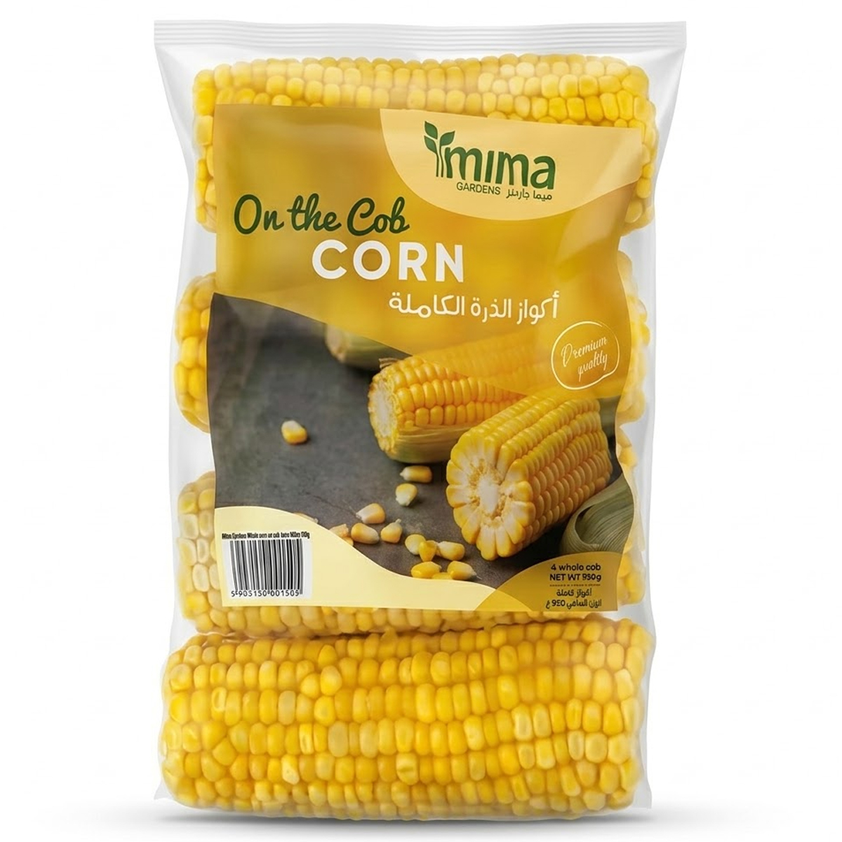 Mima Frozen On The Cob Corn 950g