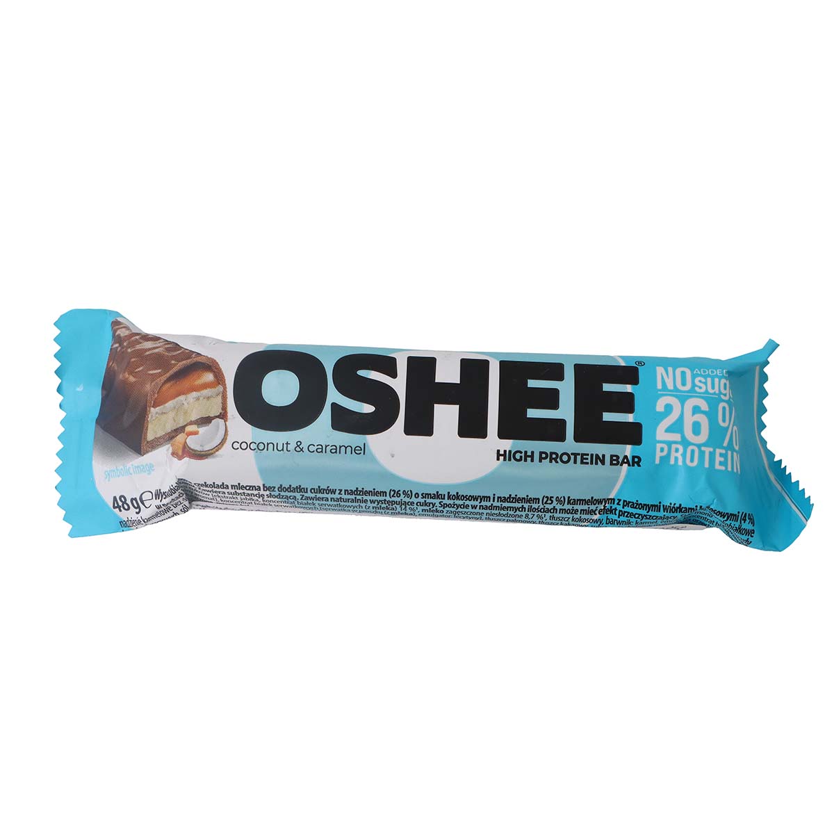 Oshee High Protein Bar Coconut Caramel 48g