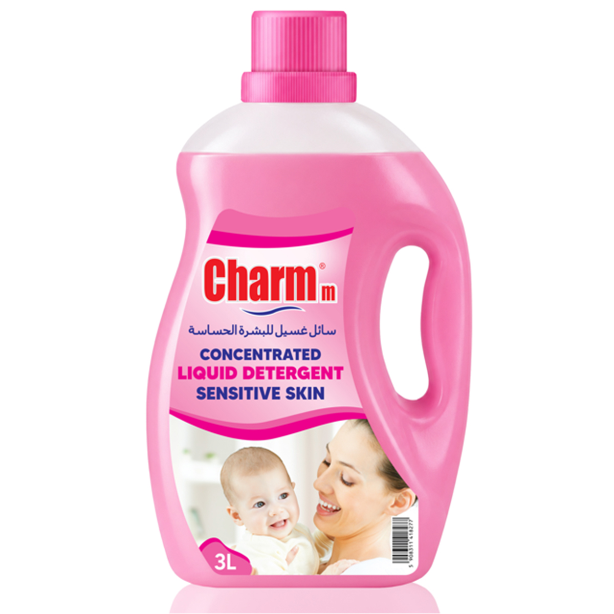 Charm Concentrated Liquid Detergent Sensitive Skin 3L