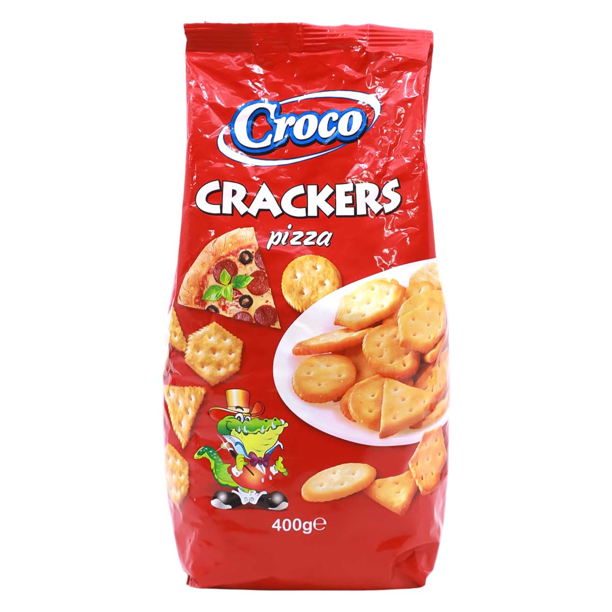 Croco Crackers Pizza Biscuits 400g
