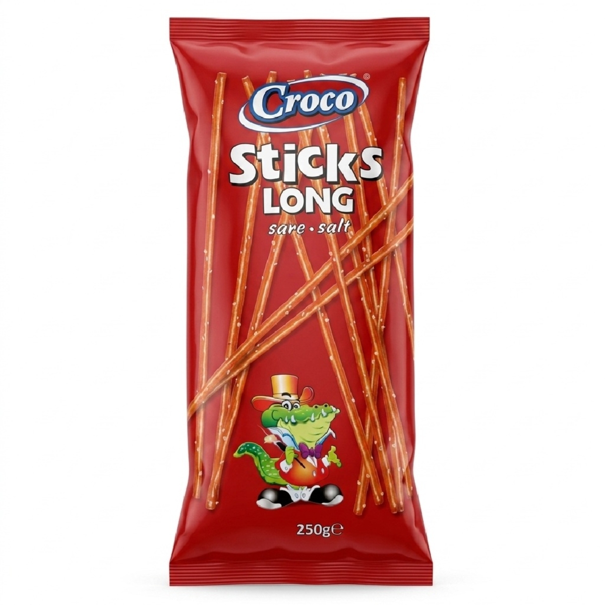 Croco Sticks Long Salt 250g