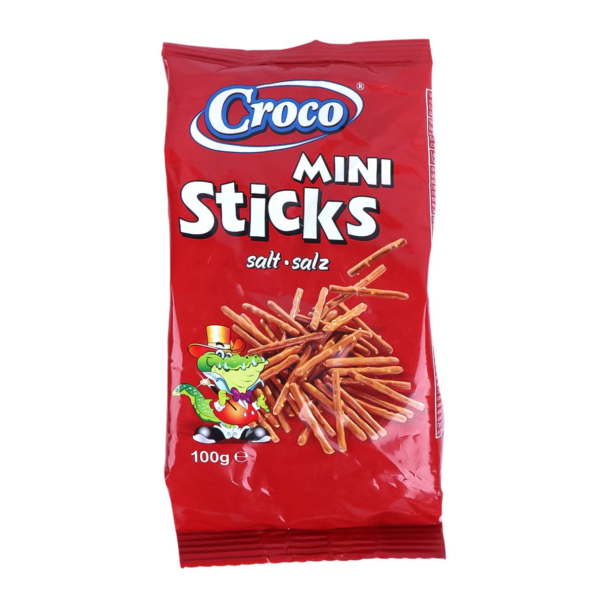 Croco Mini Sticks Salt 100g