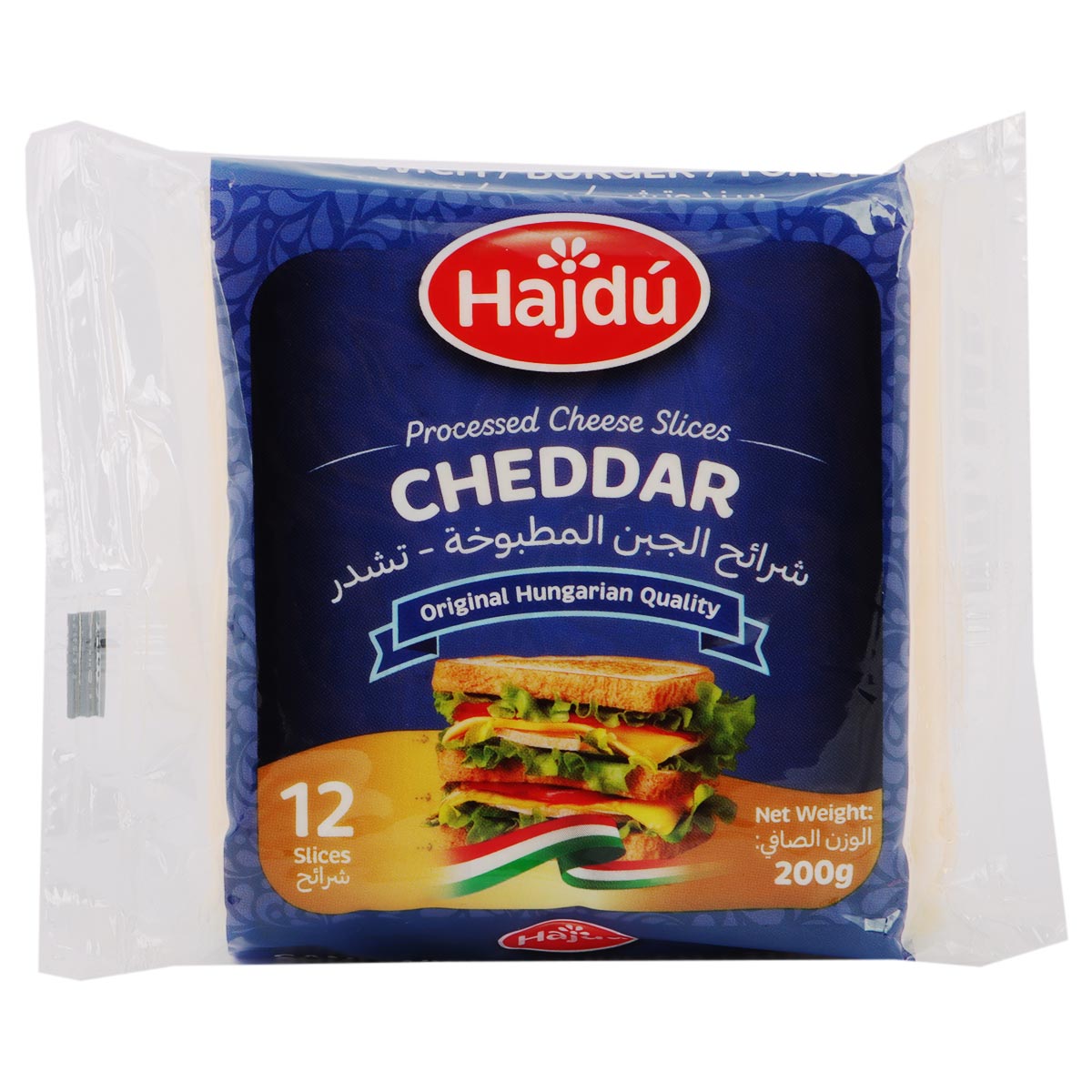 Hajdu Processed Cheese Slice 200g
