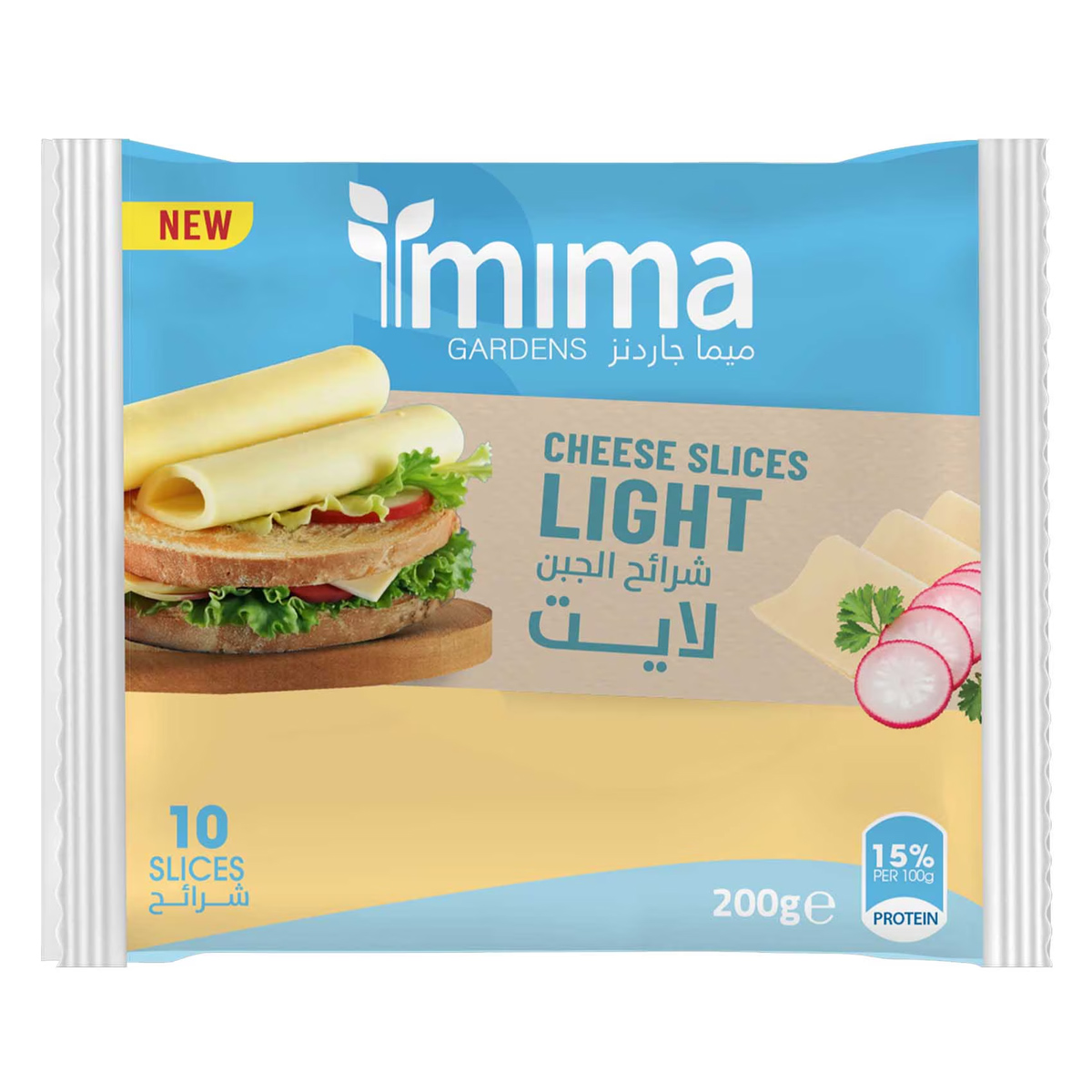 Mima Slice Cheese Light 200g