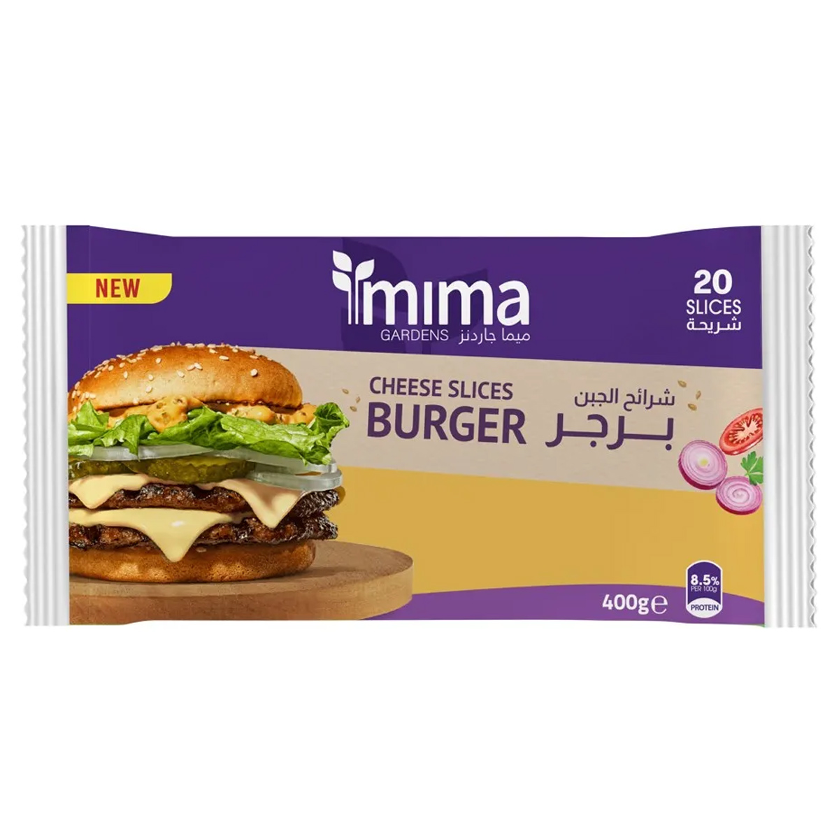 Mima Burger Cheese Slices 400g