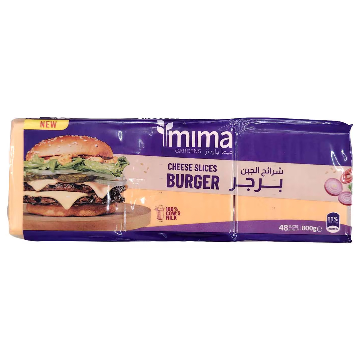 Mima Burger Cheese Slice 800g