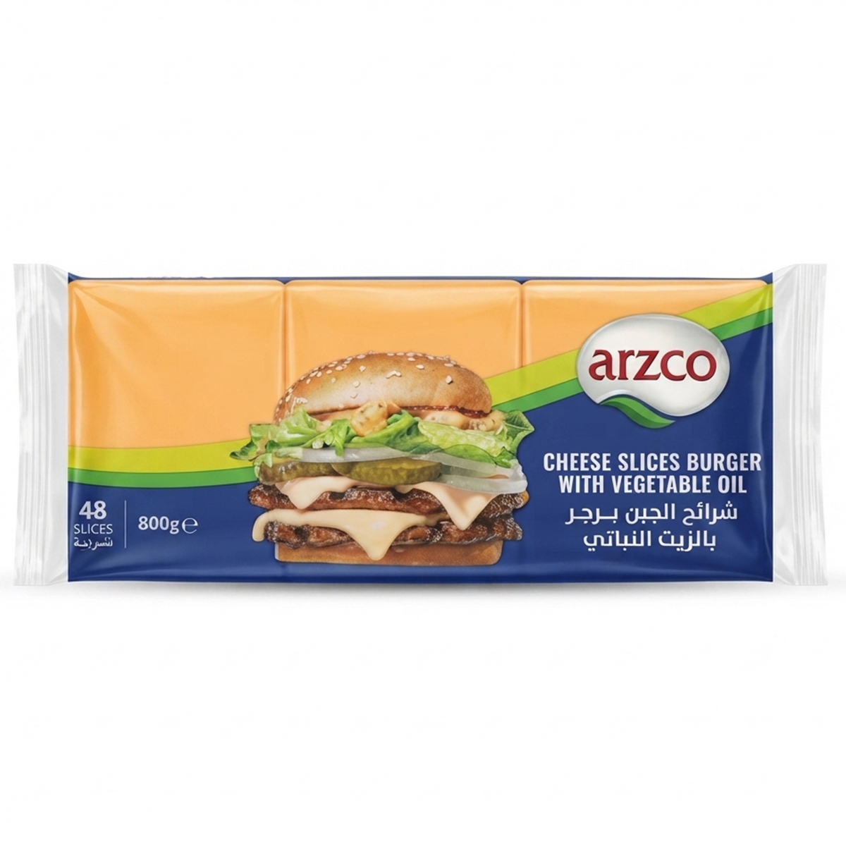 Arzco Cheese Slices For Burger 1 x 48 Pieces