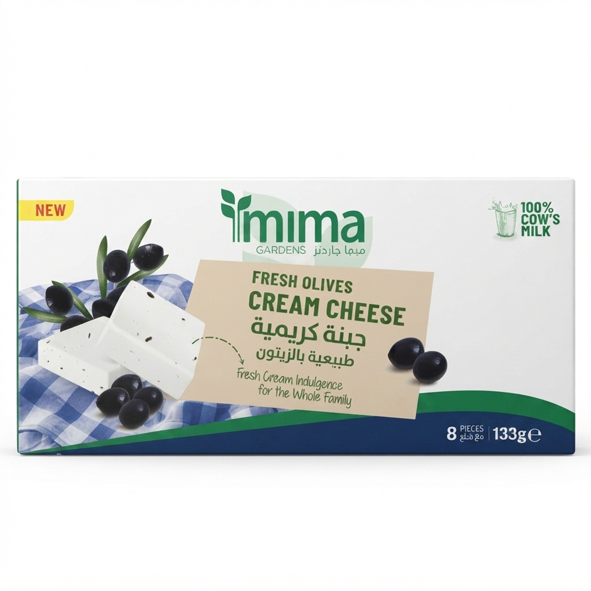 Mima Garden Fresh Olives Cream Cheese 133g