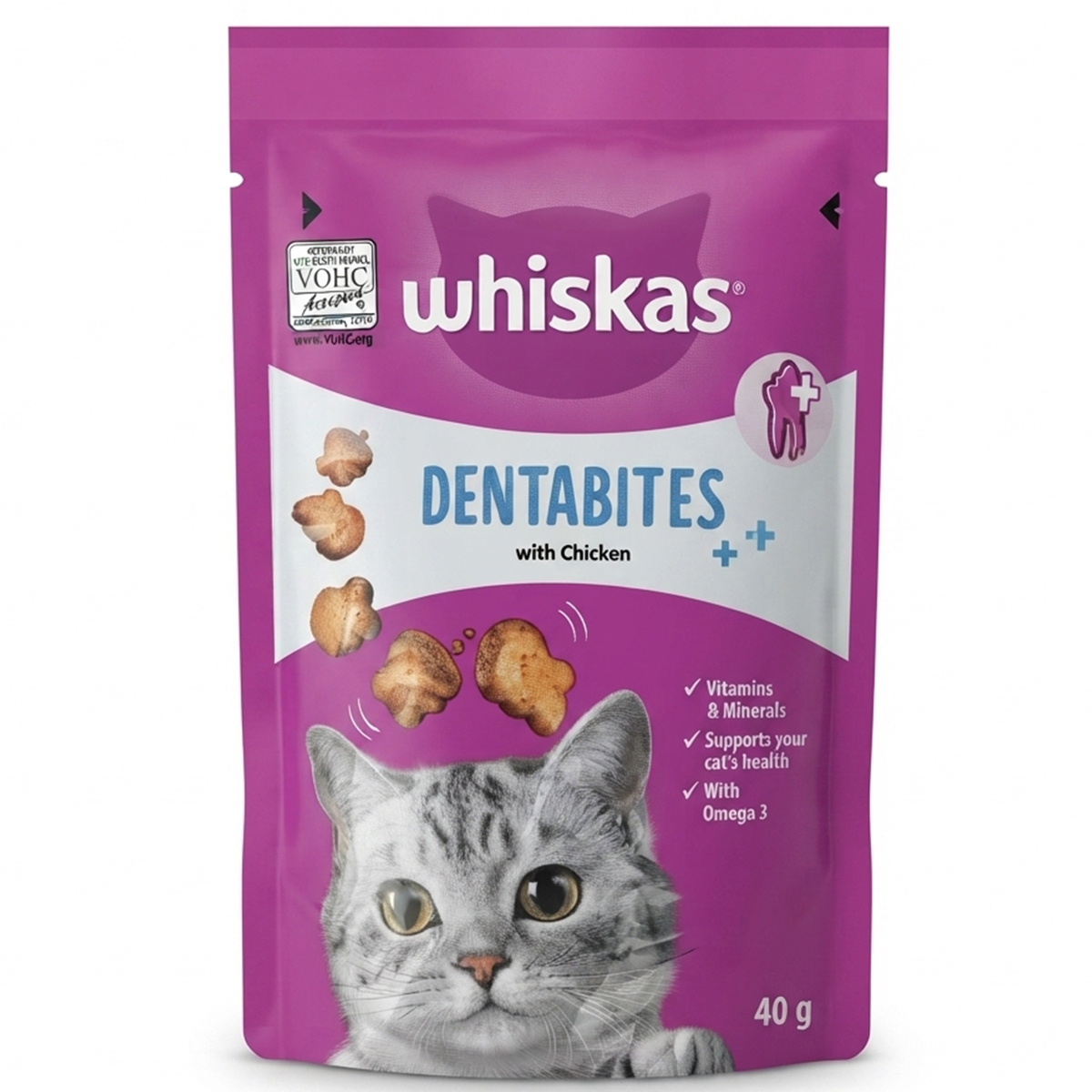 Whiskas Dentabites With Chicken For Cat 40g