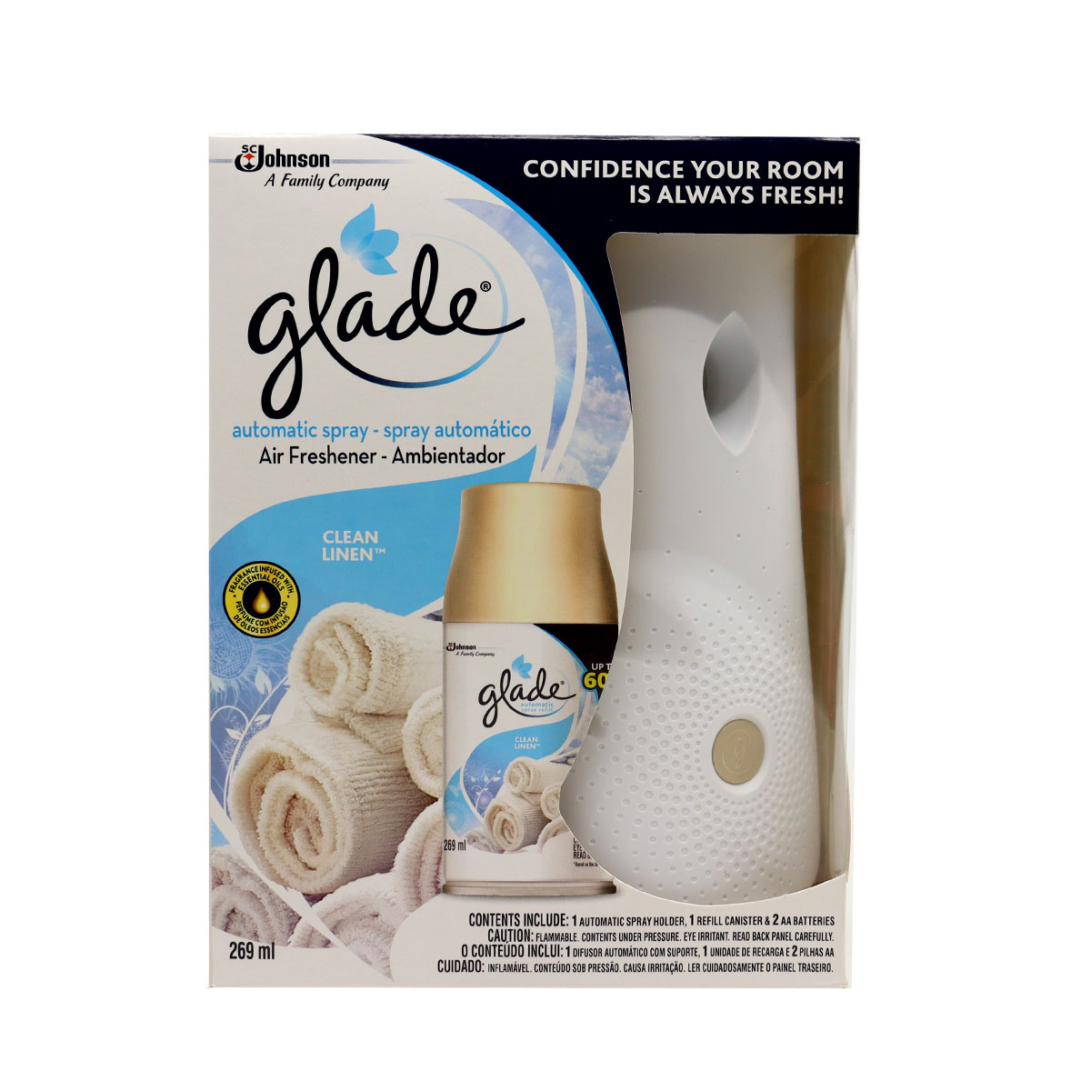 Glade Air Freshener Clean Linen 269 ml 