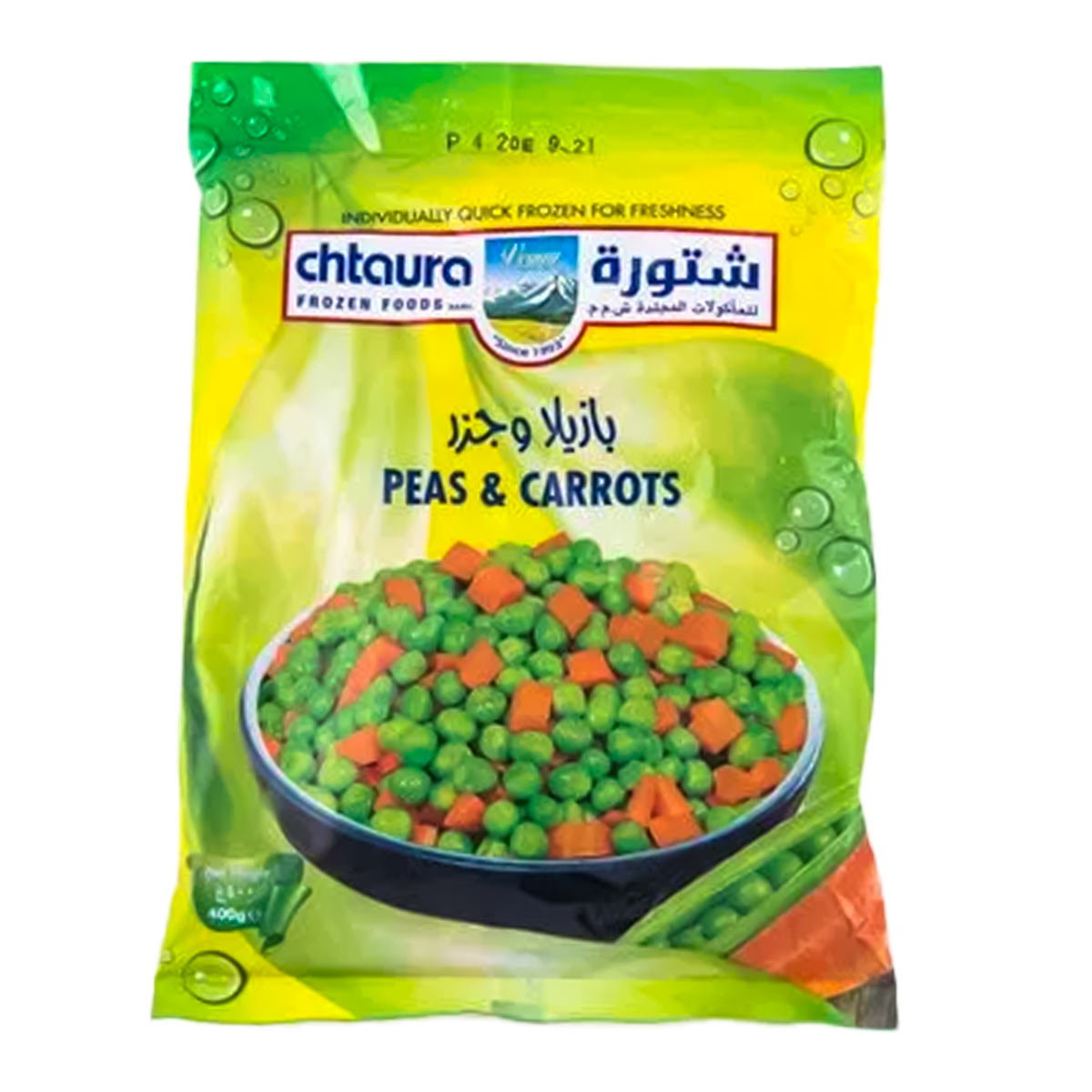 بازلاء وجزر شتورة 400 غرام