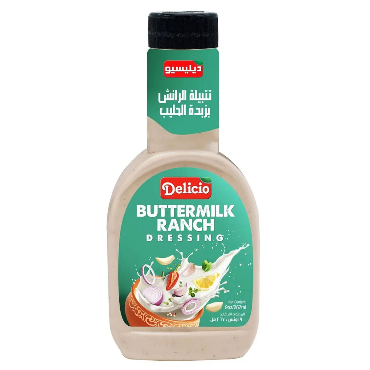 Delicio Buttermilk Ranch Dressing 267ml