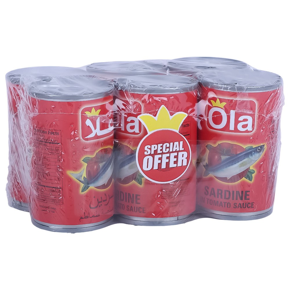 Ola Canned Sardine In Tomato Sauce 155g