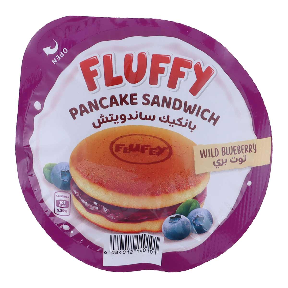 Fluffy Pancake Sandwich Wild Blueberry 37g