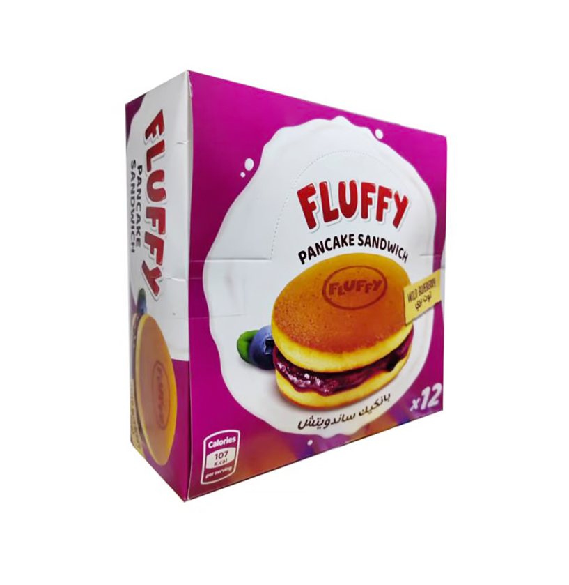 Fluffy Pancake Sandwich Blueberry 12X37g