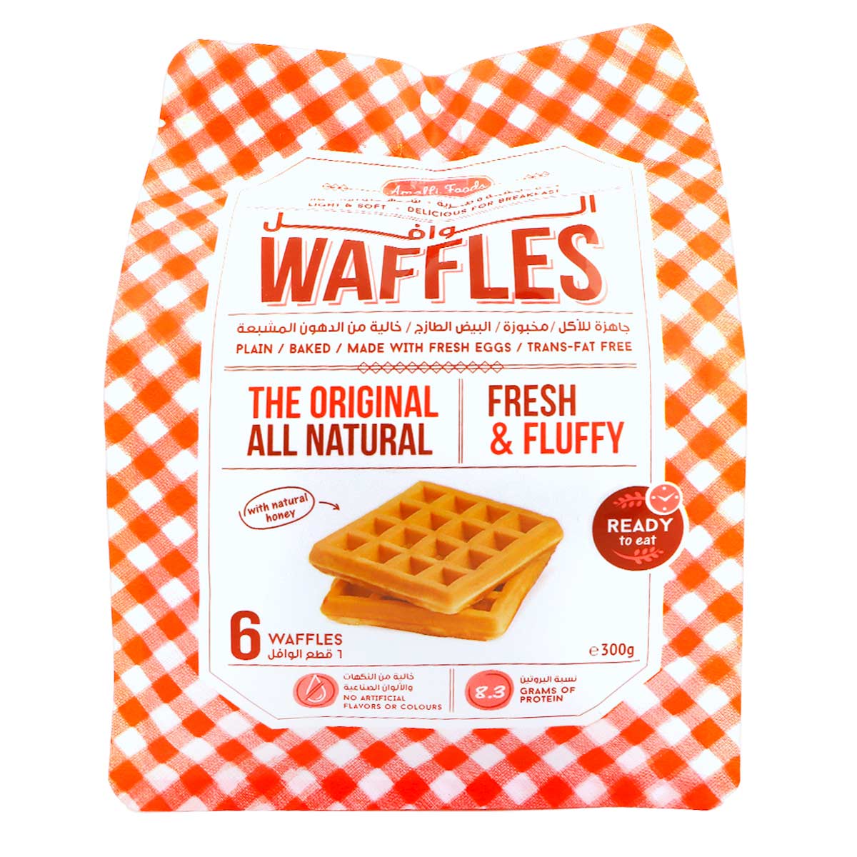 Amalfi Foods Soft Waffles Bag 300g