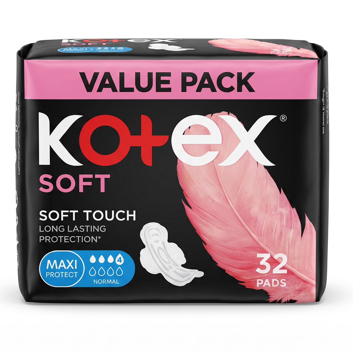 Kotex Soft Touch Maxi Protect Normal 32 Pads