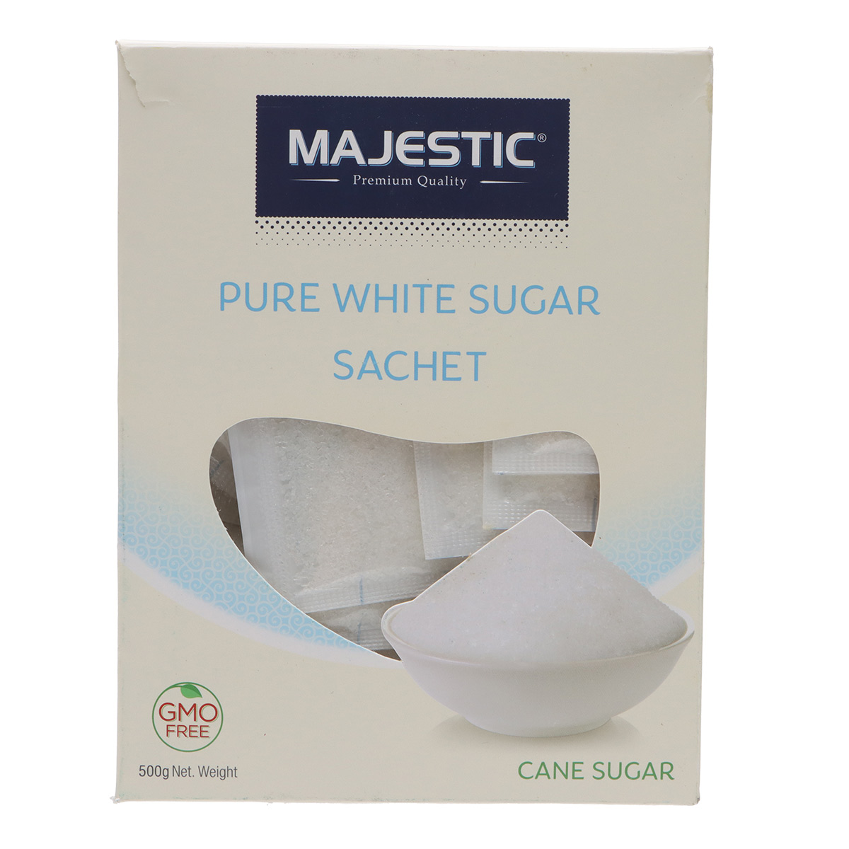 Majestic Pure White Sugar Sachet 500g
