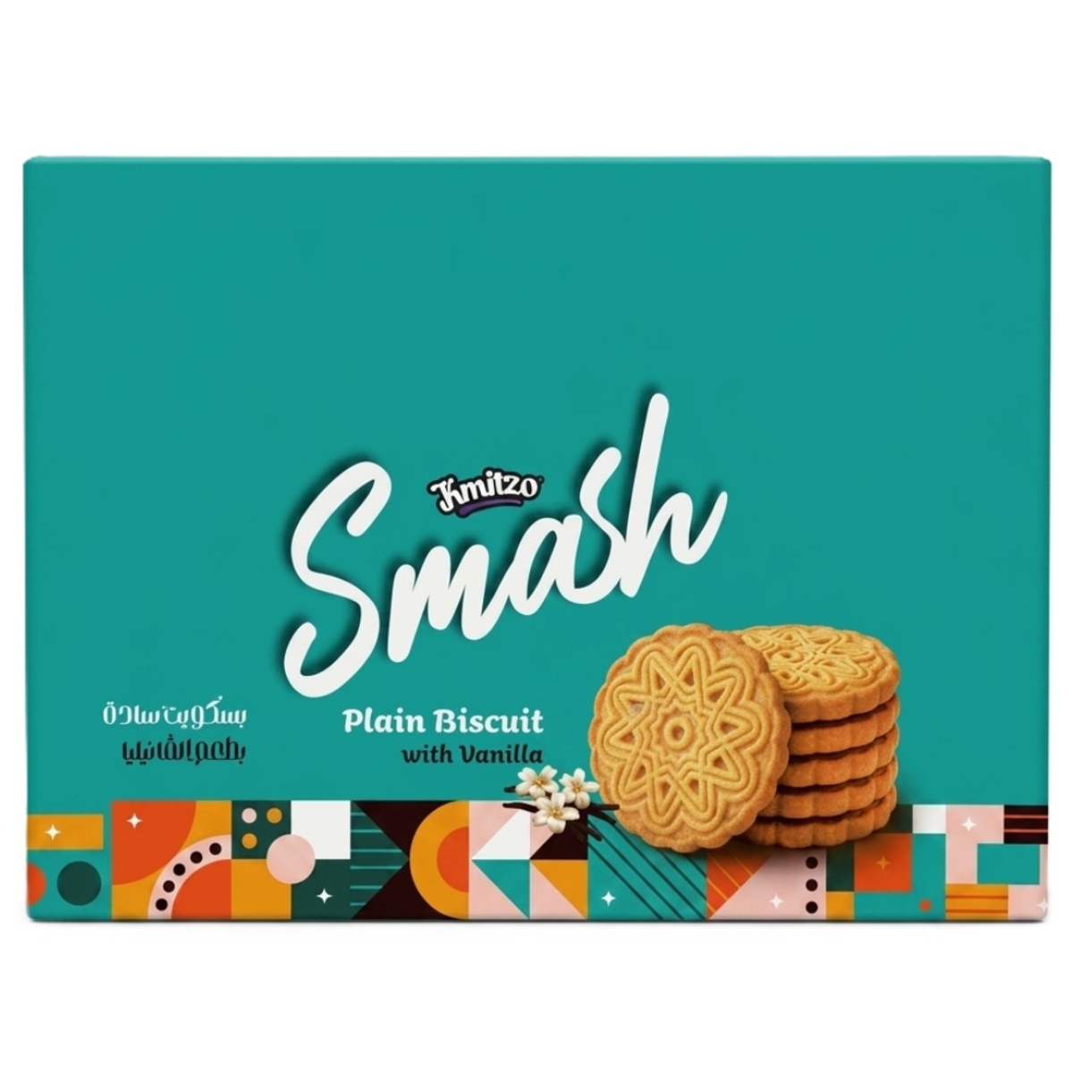 Kmitzo Smash Plain Biscuit With Cinnamon 12x60g