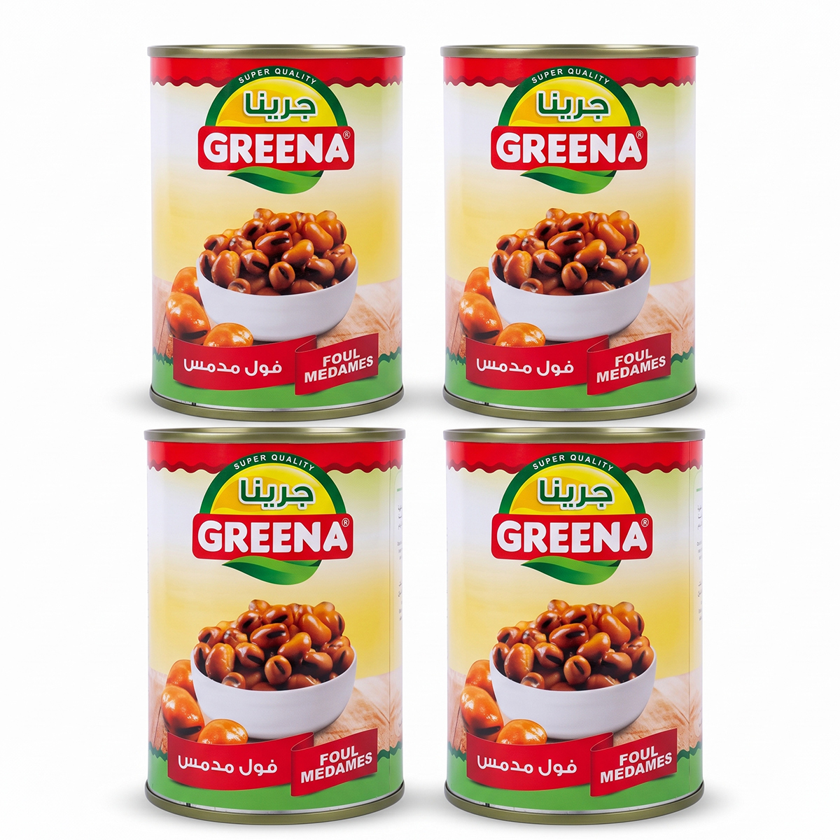 Greena Canned Foul Medames 4 x 400g