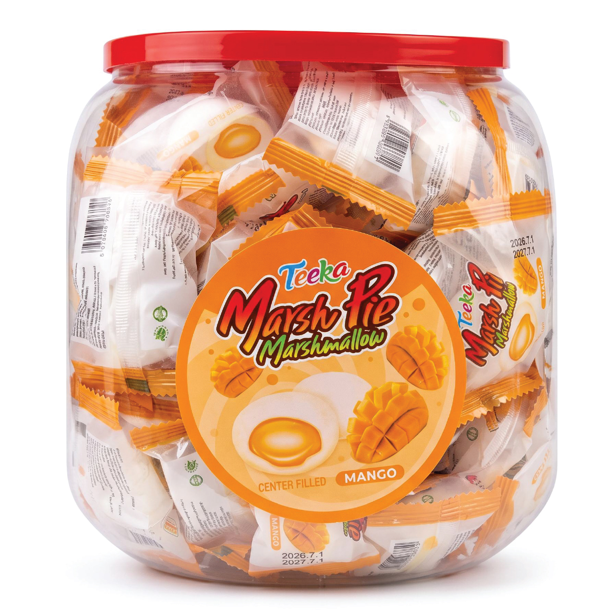 Teeka Marsh Pie Marshmallow Mango 100x5g