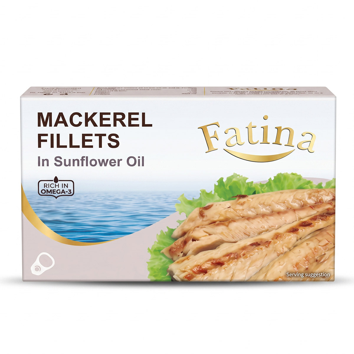 Fatina Mackerel Fillets In Sunflower Oil 125g