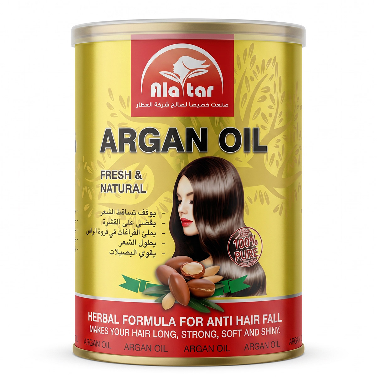 Alatar Argan Oil Herbal Formula For Anti Hair Fall 400ml