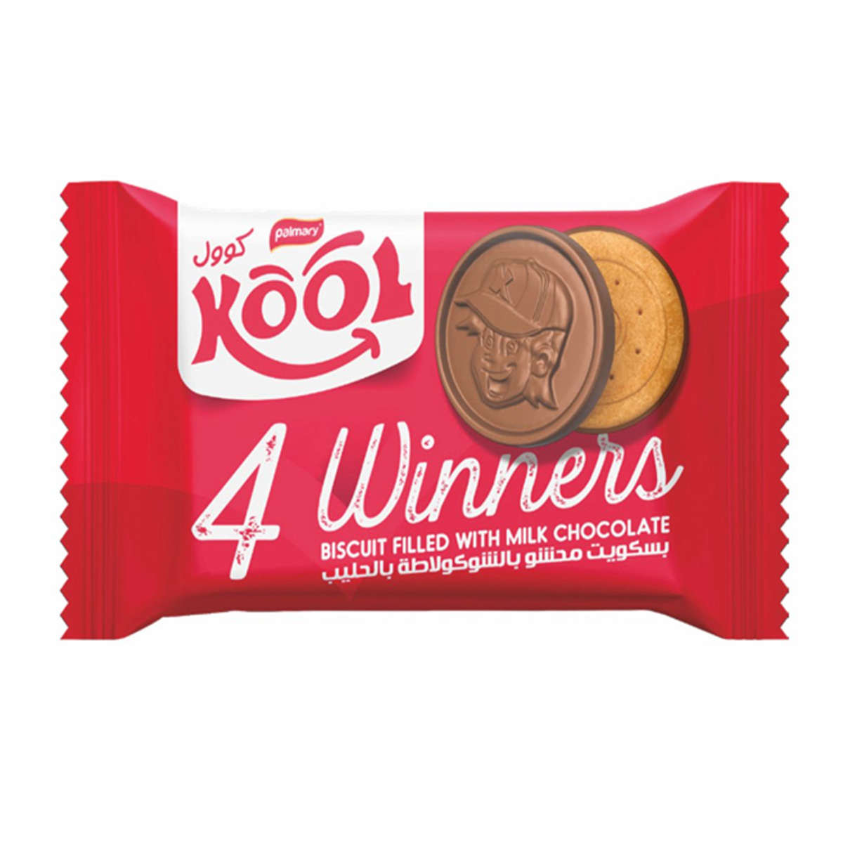 Palmary Kool 4 Winners Biscuit with Milk Chocolate 62g