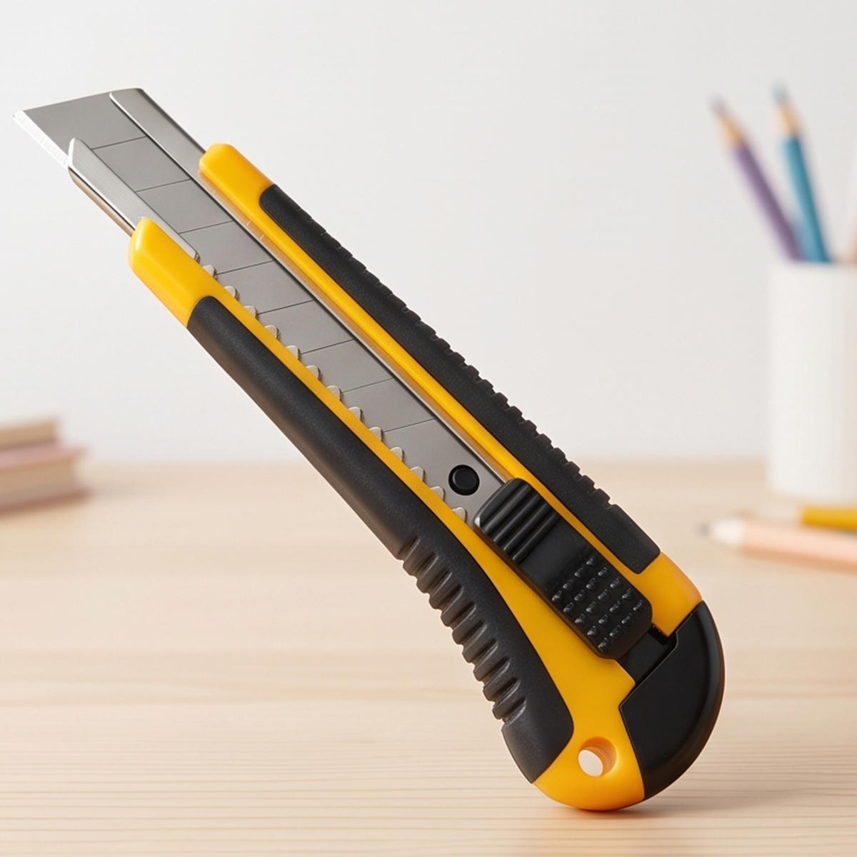Black & Yellow Utility Cutter Knife Yellow & Black