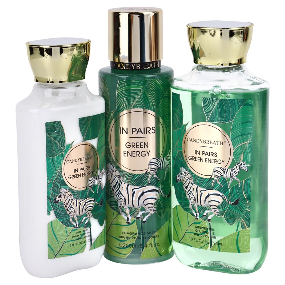 Candy Breath In Paris Green Energy Body Line Set 3 Pieces