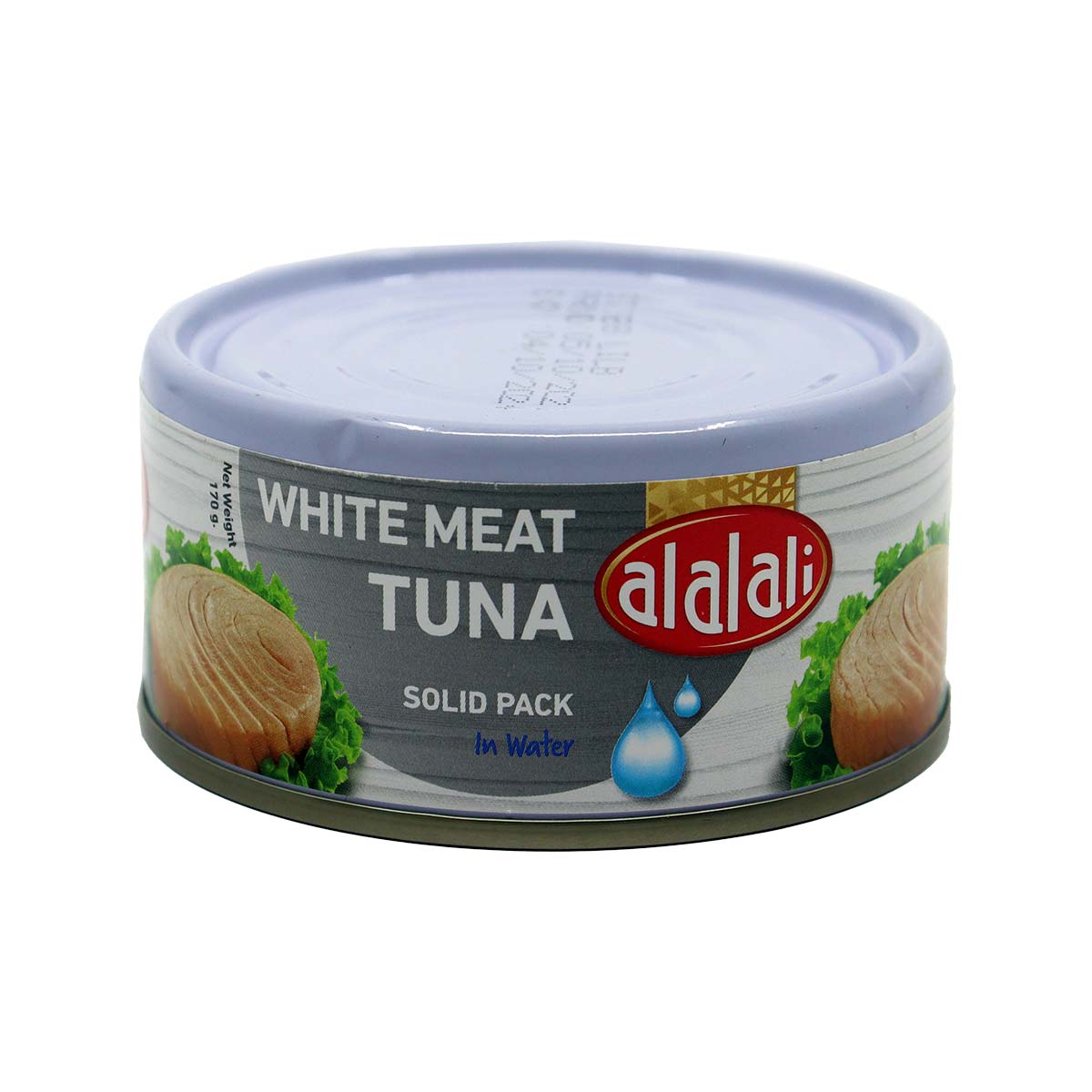 Al Alali White Meat Canned Tuna Solid Pack In Water 170g