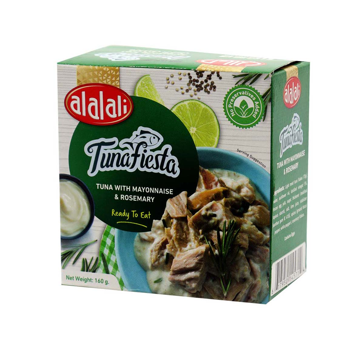 Al Alali Canned Tunafiesta Canned Tuna with Mayonnaise and Rosemary 160g