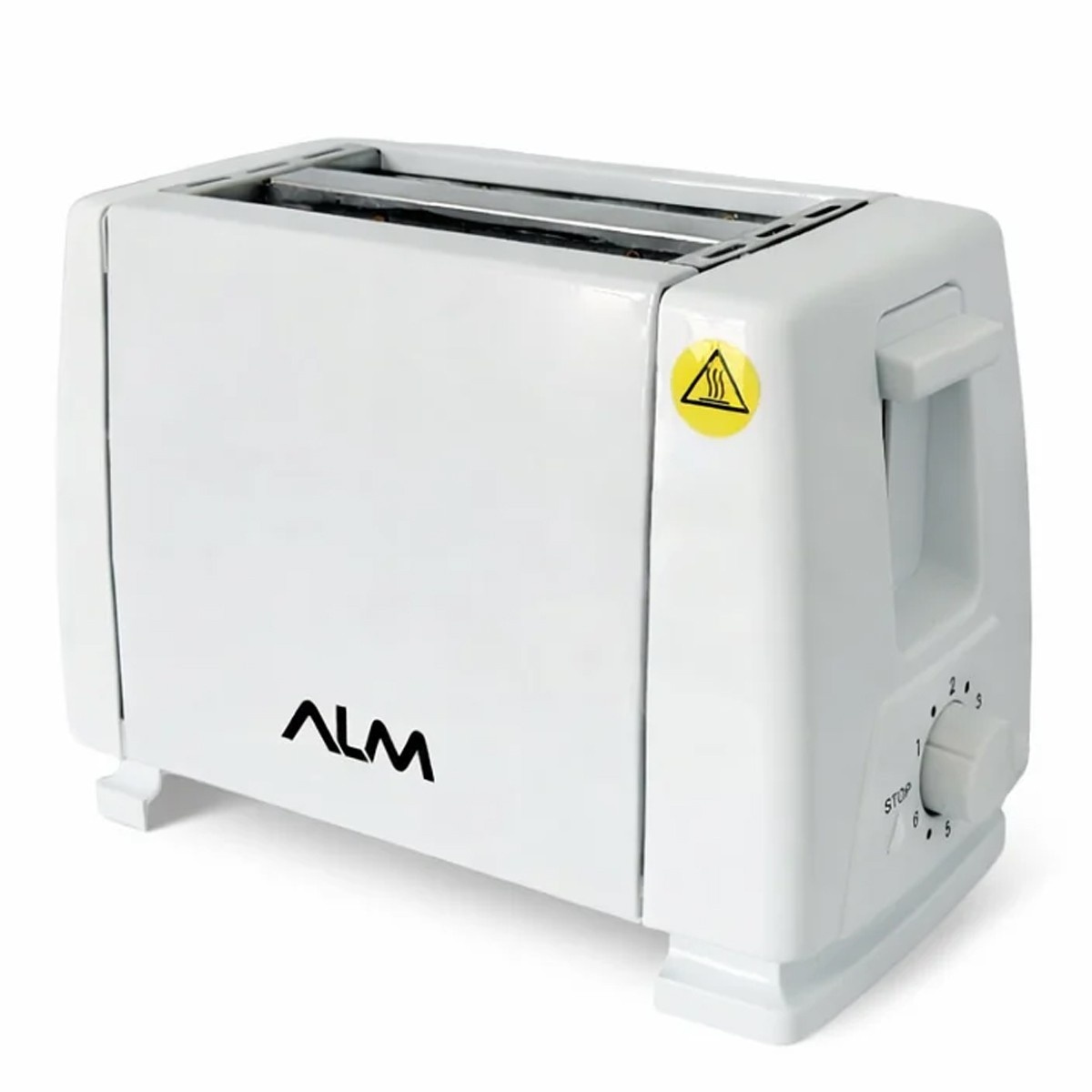 ALM 2 Slice Toaster White ALM-ST6502