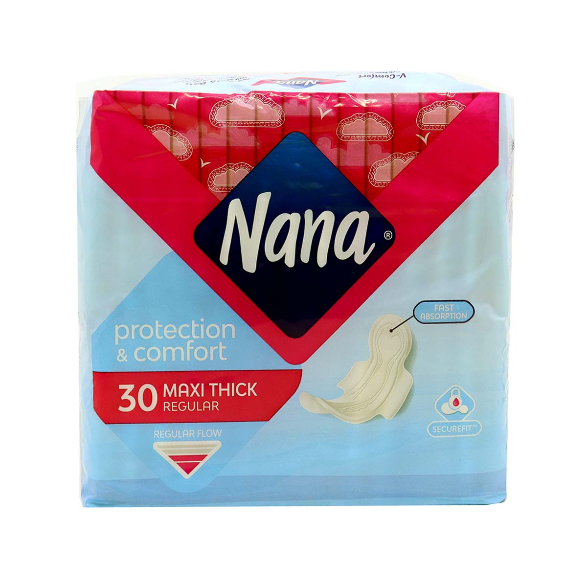 Nana Maxi Normal Wings 30 Pads 
