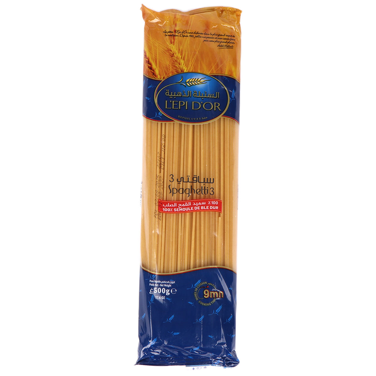 Lepi Dor Spaghetti 3 Pasta 500g