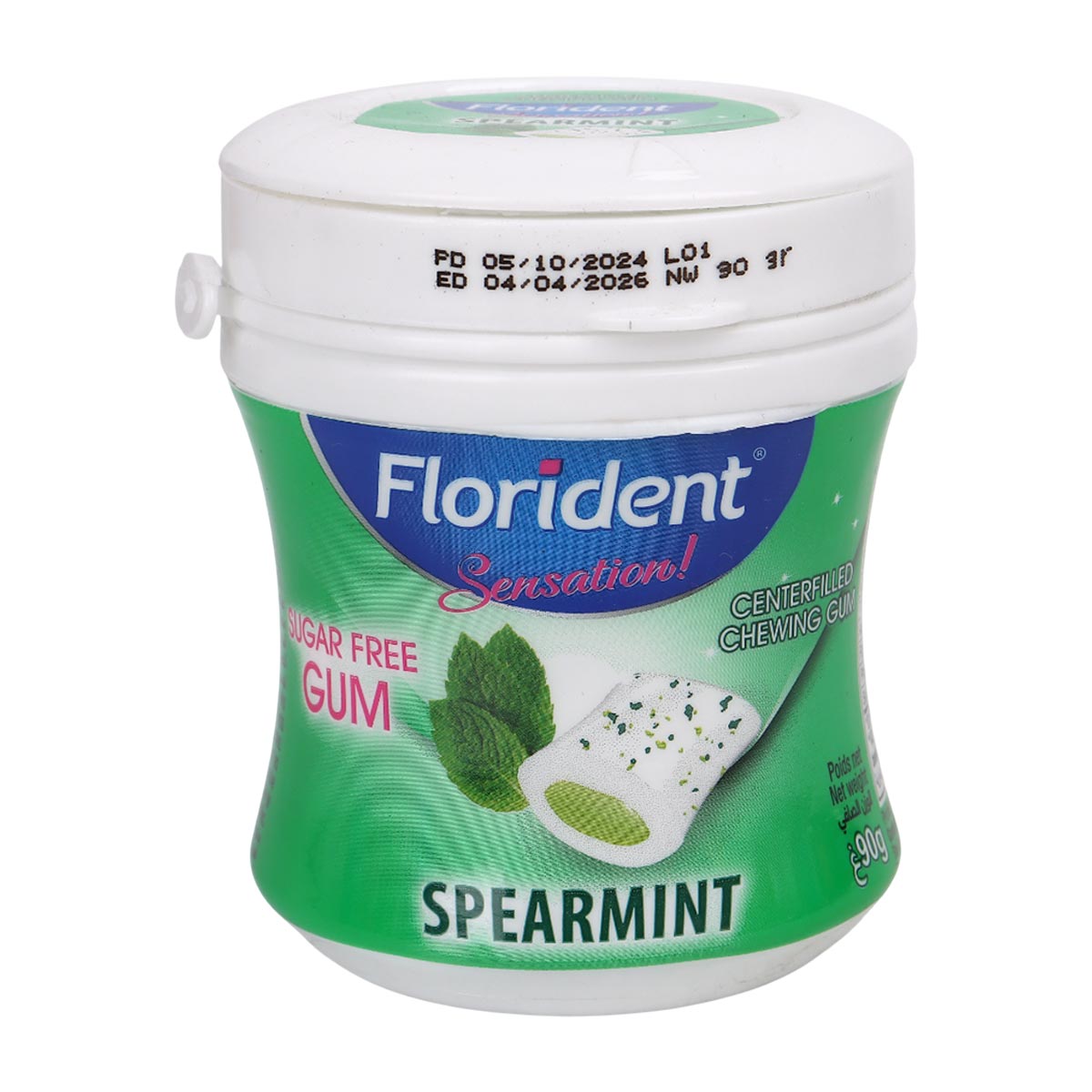 Florident Chewing Gum Spearmint 90g