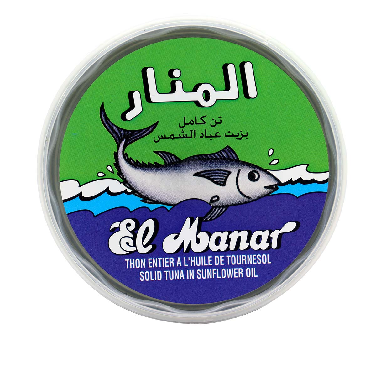 El Manar Solid Tuna Sunflower Oil 160g