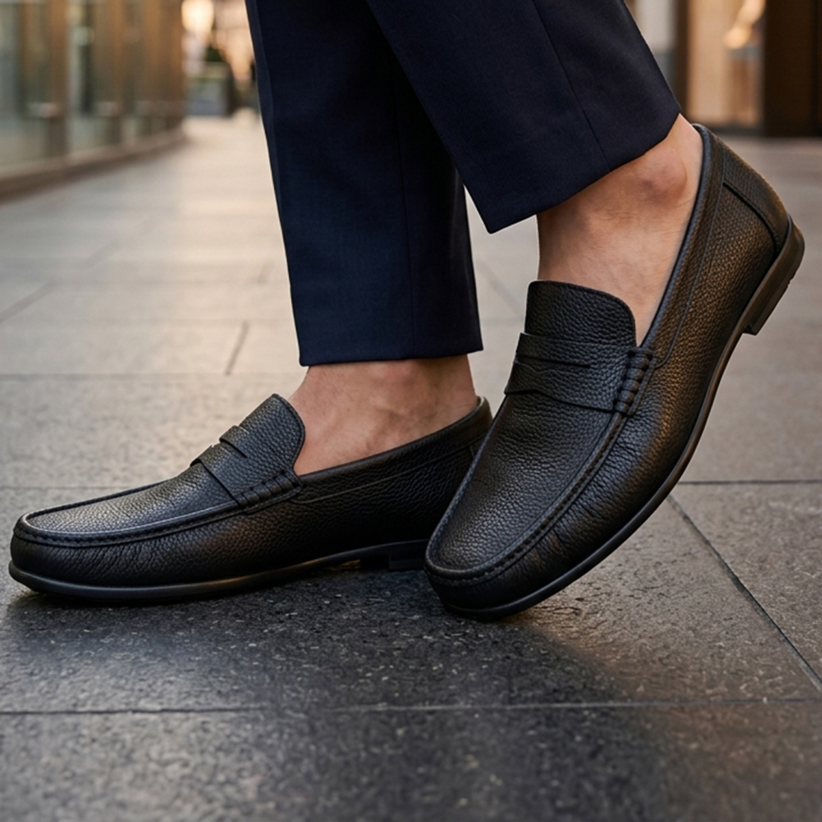 Mens Loafer Shoes Suede