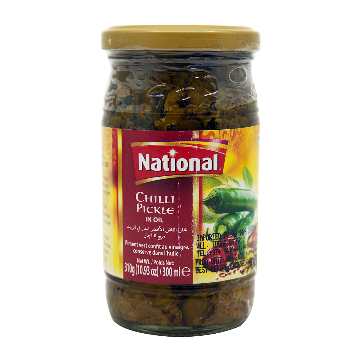 National Chilli Pickle in Oil 310g