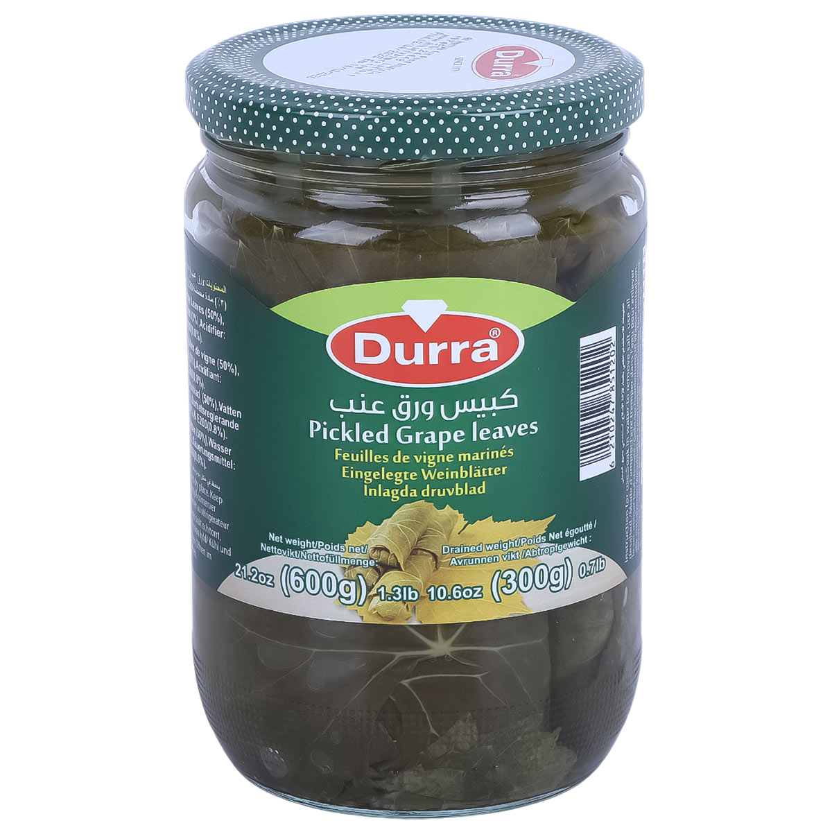 Durra Pickled Grape Leaves 600g